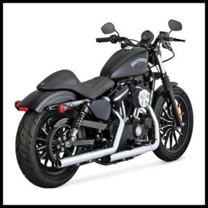 Para Sportster, escapes Straightshots.