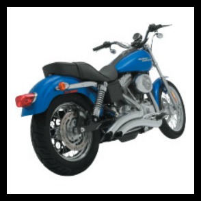 Para Dyna del 91 al 05, escapes Big Radius cromados