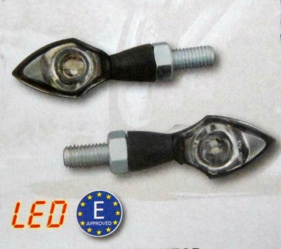 Intermitentes LED PEN HEAD HOMOLOGADOS negros