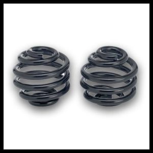 Muelles negros de barril 3″